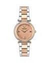Versace Reve Watch, 35mm In Pink/two-tone