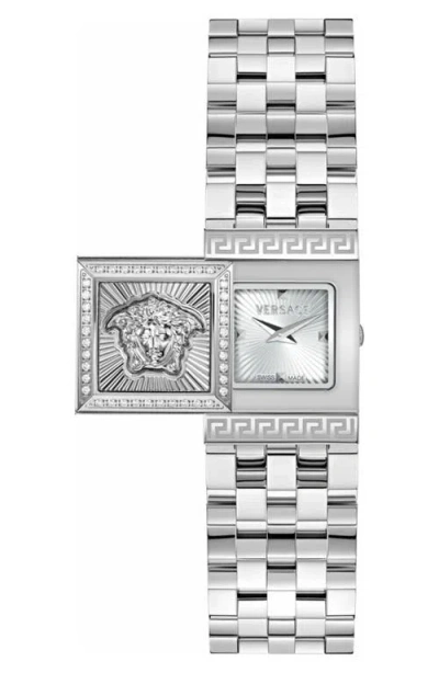 Versace Reveal Precious Bracelet Watch, 33mm In Stainless Steel