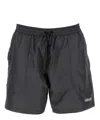 Versace Reversibile Swim Shorts In Black