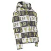 Versace Reversible Baroque Alphabet Quilted Jacket In Multi