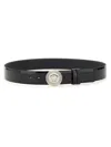 Versace Reversible Belt "the Jellyfish" In Black