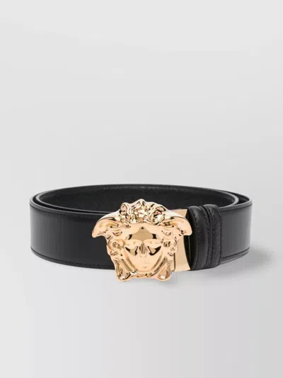 VERSACE REVERSIBLE CALF LEATHER BELT H 40