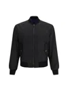 Versace Reversible Jacket In Black