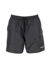 Versace Reversibile Swim Shorts In Black