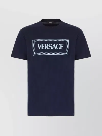 Versace Ribbed Crew-neck Cotton T-shirt