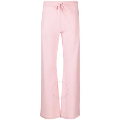 VERSACE VERSACE RIBBED-KNIT FLARED TROUSERS