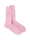Versace Ribbed Socks In Pink