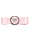 Versace Right Gianni Ribbon Clip In Pink