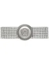 Versace Women Right Gianni Ribbon Clip In Silver