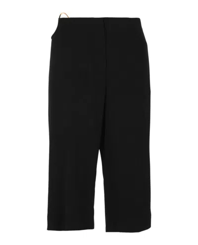 Versace Ring Cutout Pants In Black