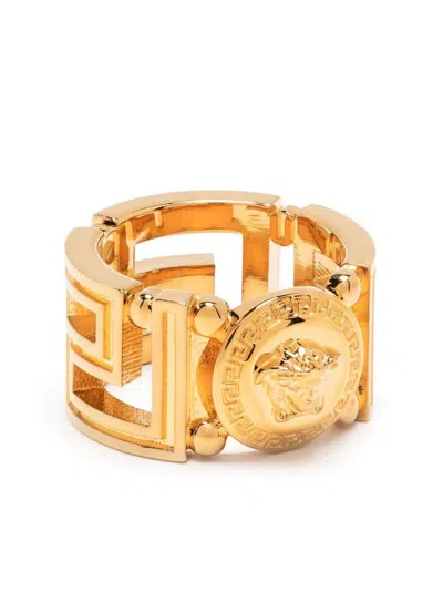 Versace Ring Metal In  Gold