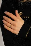 Versace Ring With Medusa Face In Gold