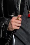 Versace Ring With Medusa In Gold
