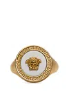 Versace Medusa Plaque Ring In Gold