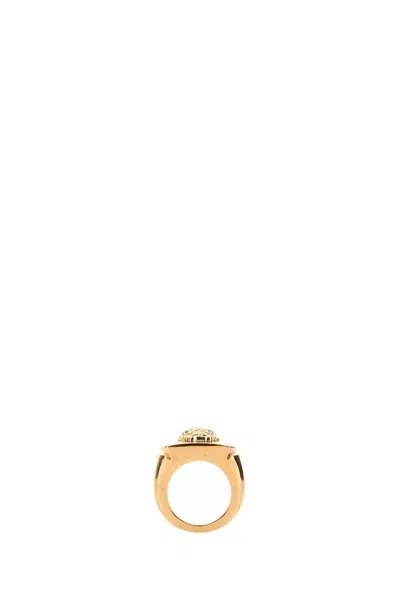 Versace Women Gold Metal Medusa Ring