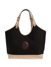 Versace Double-handle Handbag In Brown