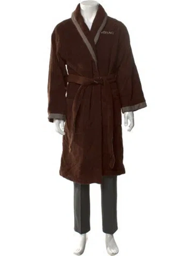 Pre-owned Versace Robe In Brown