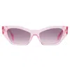Versace Rose Gradient Cat Eye Ladies Sunglasses Ve4488u 53705m 53 In Pink