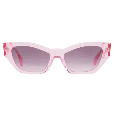 Versace Rose Gradient Cat Eye Ladies Sunglasses Ve4488u 53705m 53 In Purple