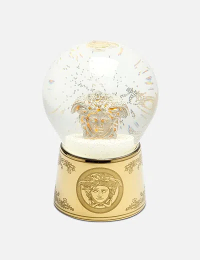 Versace Rosenthal Christmas Crystal Ball In Neutral