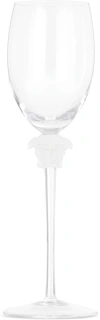 Versace Rosenthal Medusa Lumière White Wine Glass In Medusa Lumiere D'or