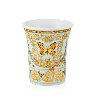 Versace Butterfly Garden 7" Vase In Multi