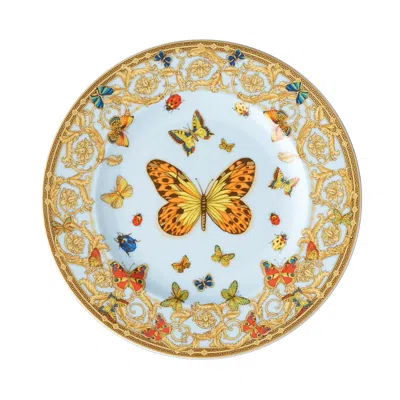 VERSACE ROSENTHAL MEETS VERSACE BUTTERFLY GARDEN BREAD & BUTTER PLATE