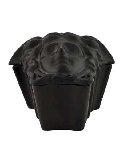 Pre-owned Versace Rosenthal Meets  Gypsy Box In Black
