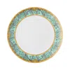 Versace La Scala Del Palazzo Dinner Plate In Verde