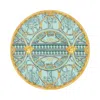 Versace Rosenthal  La Scala Del Palazzo Verde Service Plate In Blue