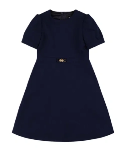 Versace Round-collar Short-sleeve Dress