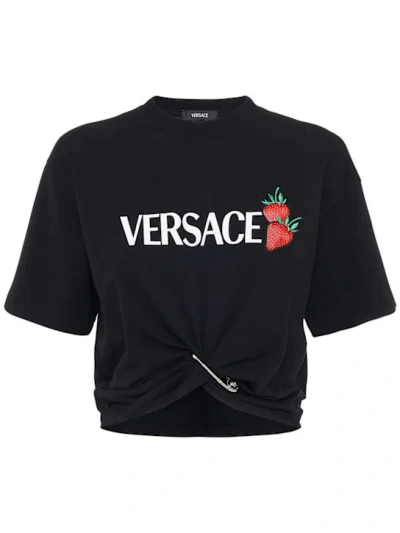 Versace Round Collar Short T-shirt