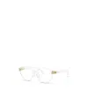 Versace Round-frame Glasses In Black