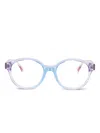 Versace Round-frame Glasses In Multi