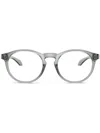 Versace Ve3355u5453 Round Frame Eyeglasses In Gray