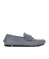 Versace Round-headed Love Shoes In Gray