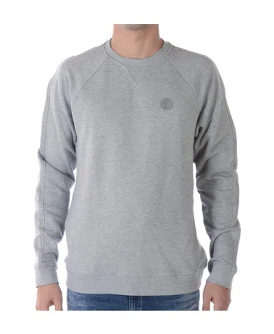 Versace Round-necked Sweater In Gray