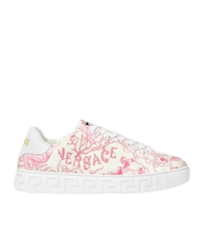Versace Round Toe Low-top Casual Shoes