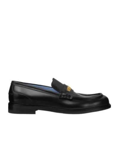 Versace Round-toe Slip-on Loafers