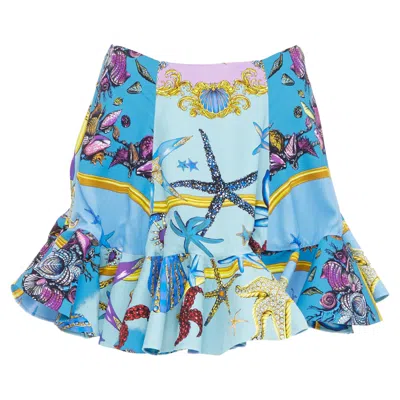 VERSACE RUNWAY TRESOR DE LA MER STARFISH FLUTTER SKIRT