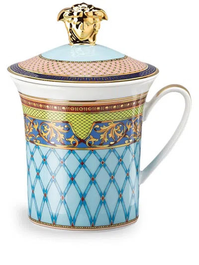 Versace Russian Dream Tasse Mit Deckel In Multicolour