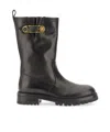 Versace Women's Stivale Safety Pin Boot In Black