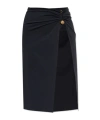Versace Rolled High-rise Midi Skirt