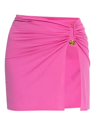 Versace Safety Pin Beach Cover-up In Pink