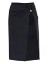 Versace Rolled High-rise Midi Skirt