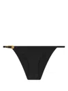 Versace Bas De Bikini Safety Pin In Black