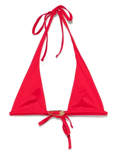 VERSACE SAFETY PIN BIKINI TOP