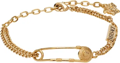 Versace Safety Pin Bracelet