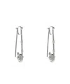 Versace Safety Pin Earrings
