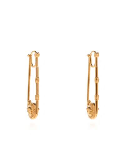 Versace Safety Pin Earrings